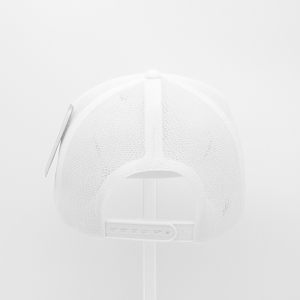 WHITE FOAM TRUCKER CAP