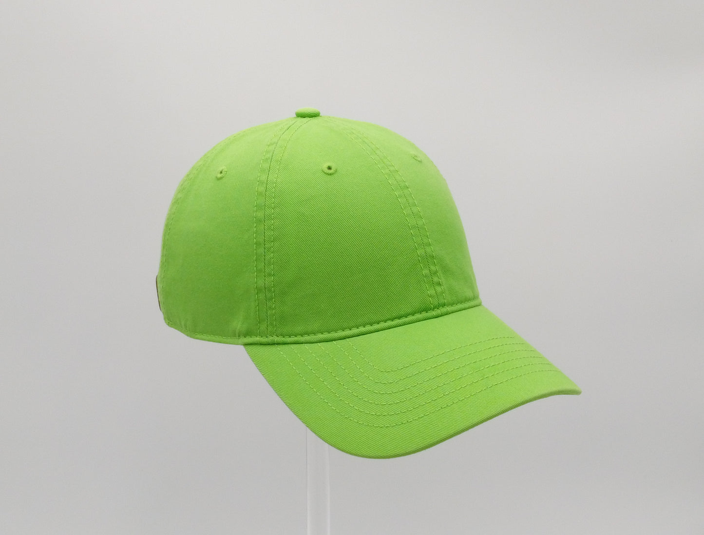 LIME GREEN SOFT COTTON DAD CAP