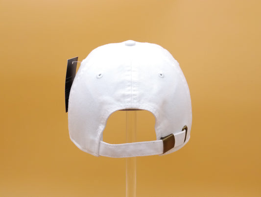 WHITE SOFT COTTON DAD CAP