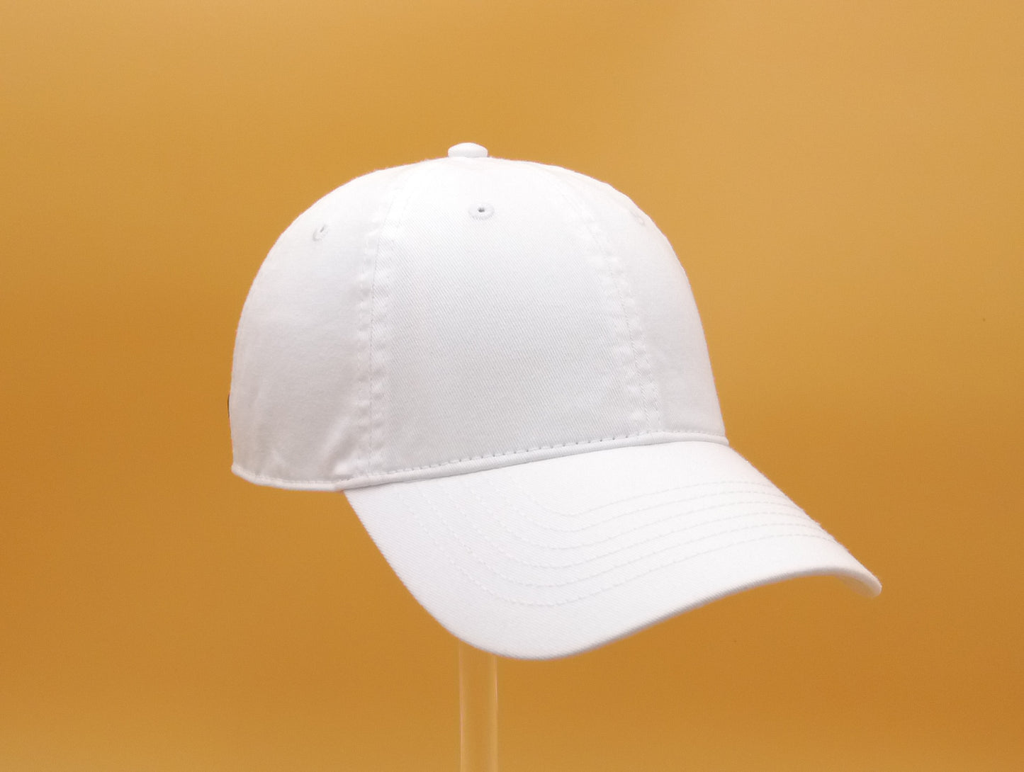WHITE SOFT COTTON DAD CAP
