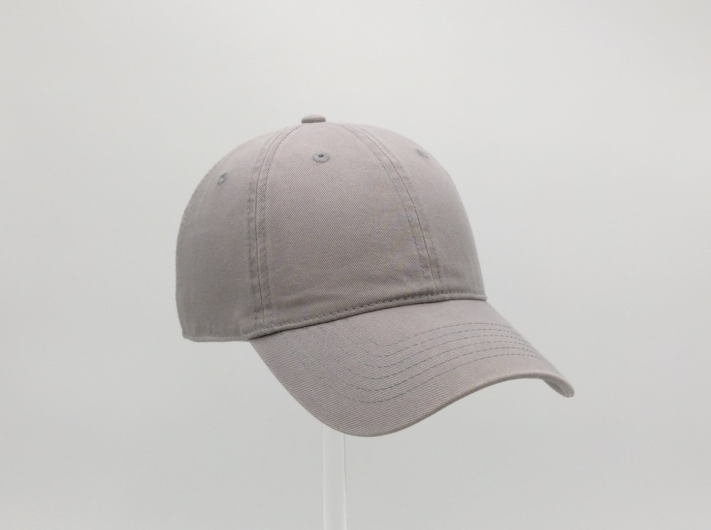 LIGHT GREY SOFT COTTON DAD CAP