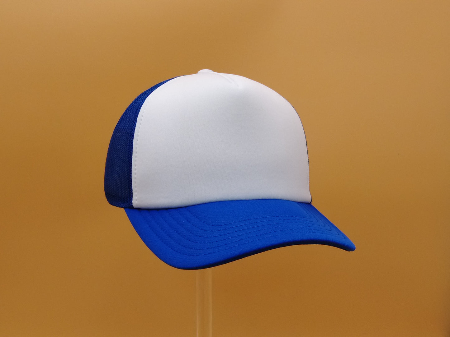 ROYAL/WHITE TRUCKER MESH CAP