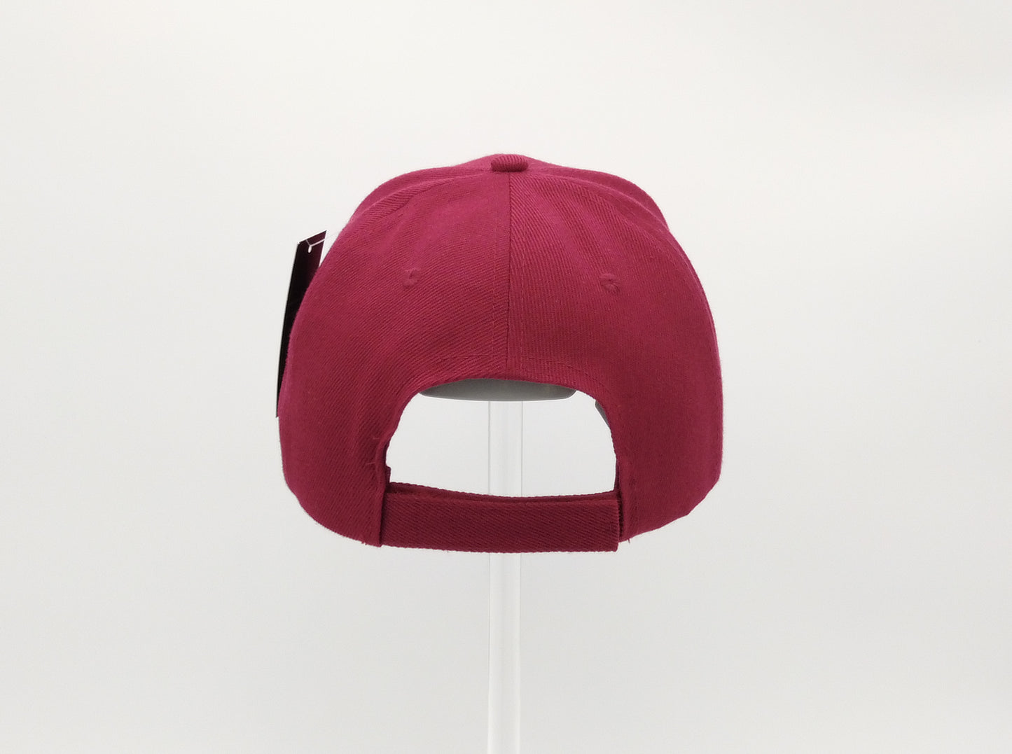 BURGUNDY ACRYLIC BASEBALL CAP