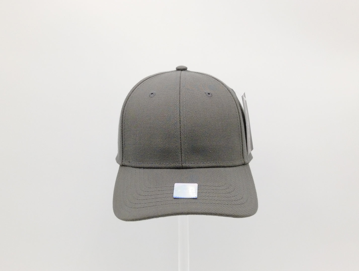 DARK GREY ACRYLIC BASEBALL CAP