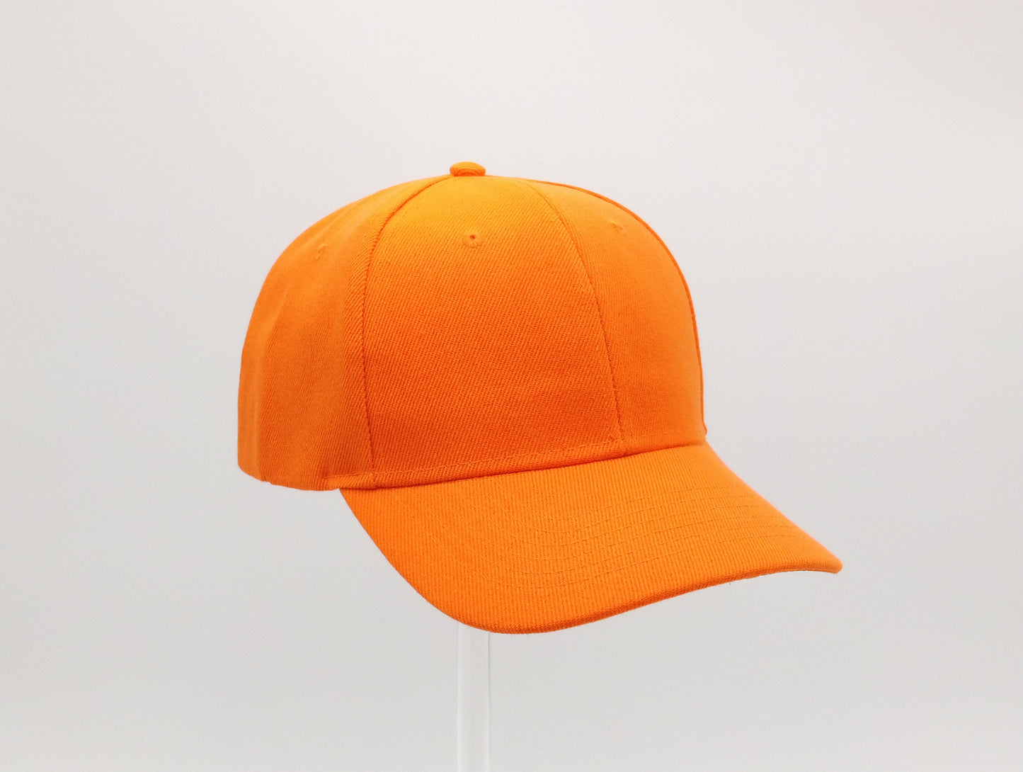 ORANGE ACRYLIC BASEBALL CAP