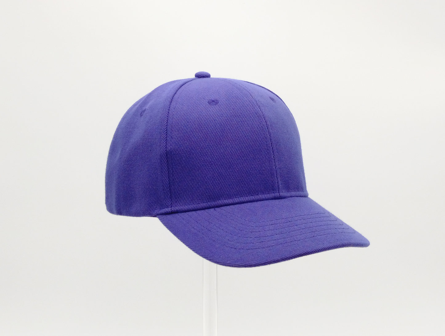 PURPLE ACRYLIC BASEBALL CAP