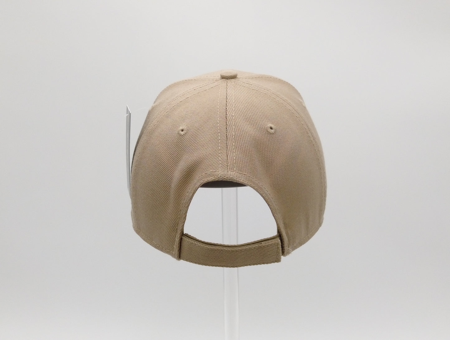 KHAKI ACRYLIC BASEBALL CAP