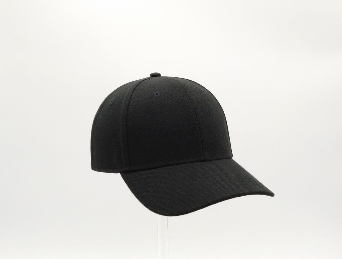 BLACK ACRYLIC BASEBALL CAP