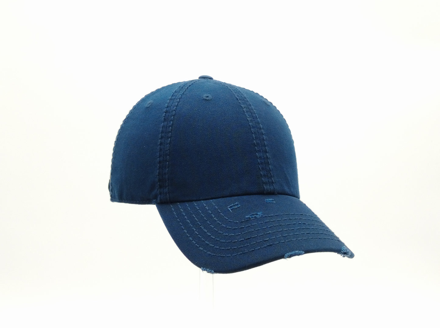 NAVY DISTRESS SOFT DAD CAP