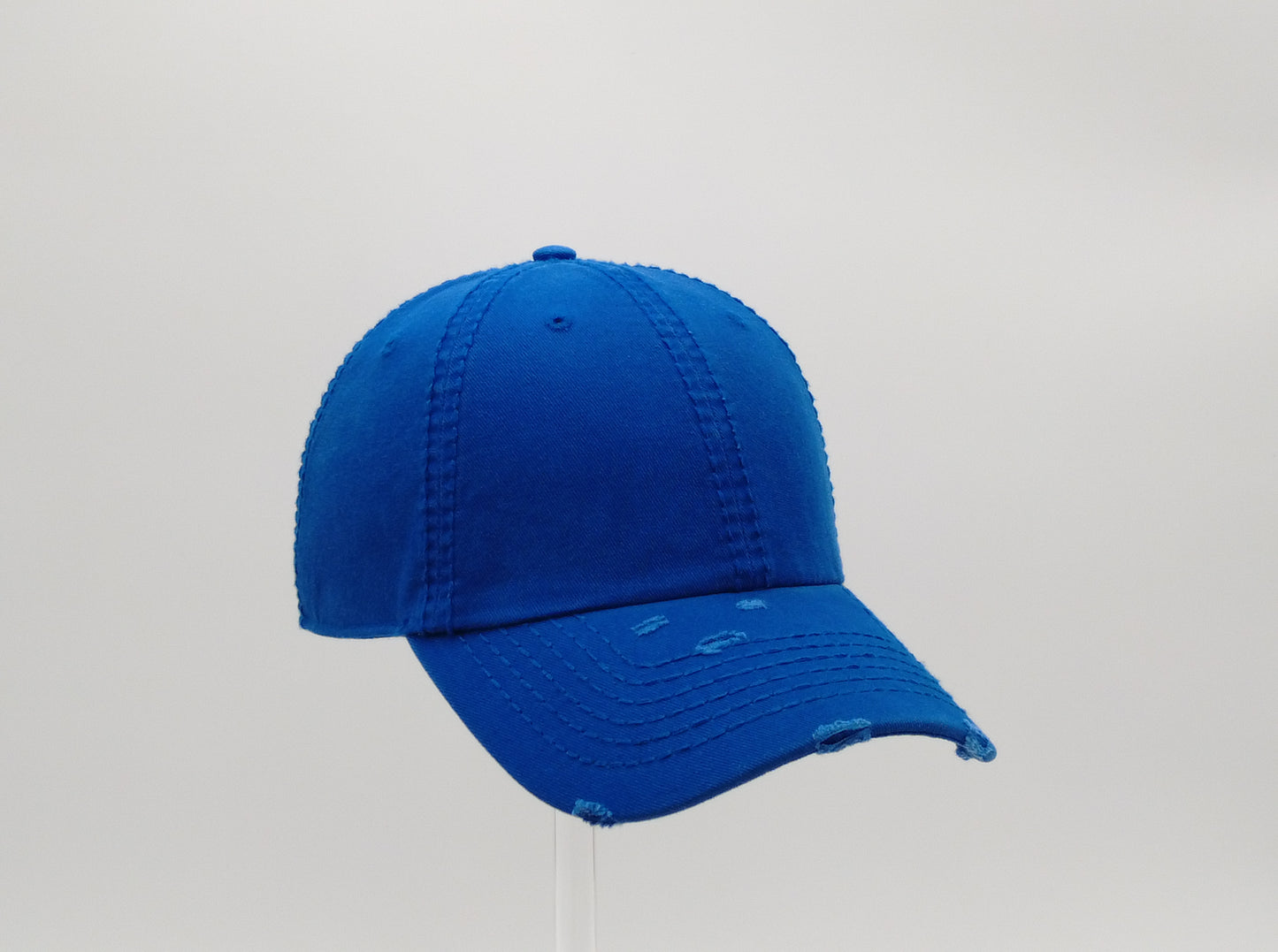 ROYAL BLUE DISTRESS SOFT DAD CAP