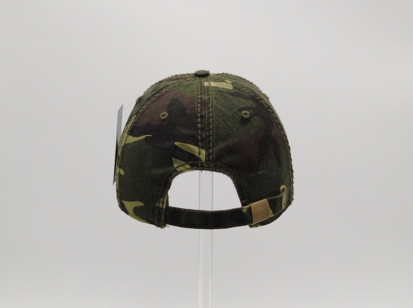 CAMO DISTRESS SOFT DAD CAP