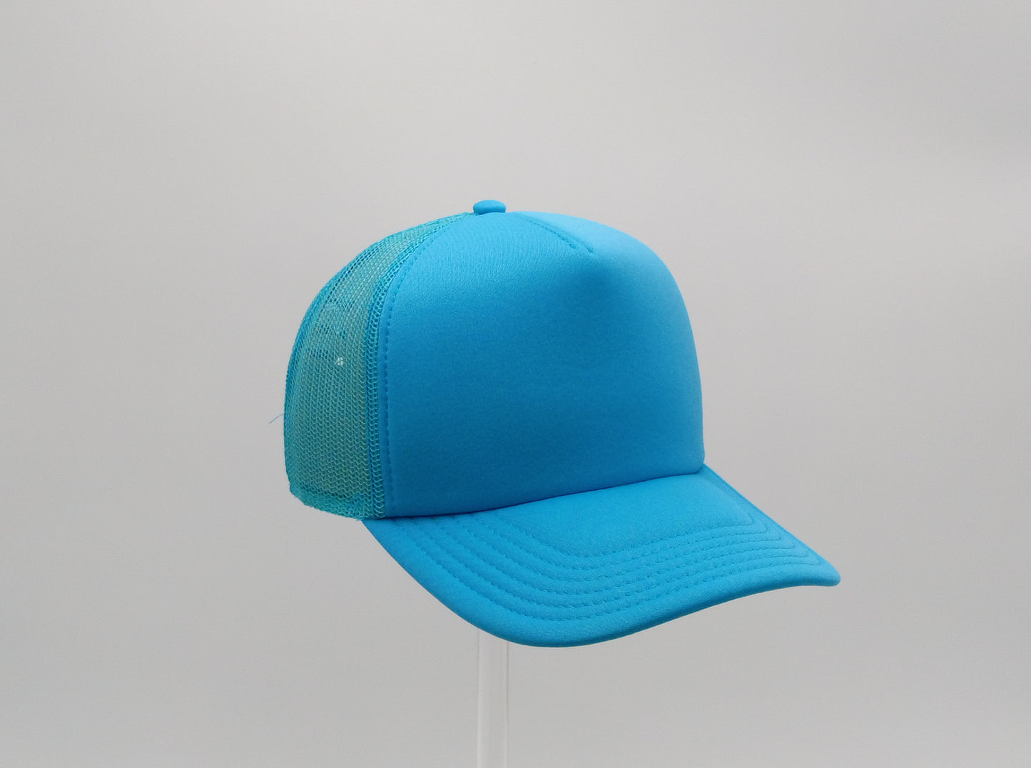 TEAL BLUE FOAM TRUCKER CAP