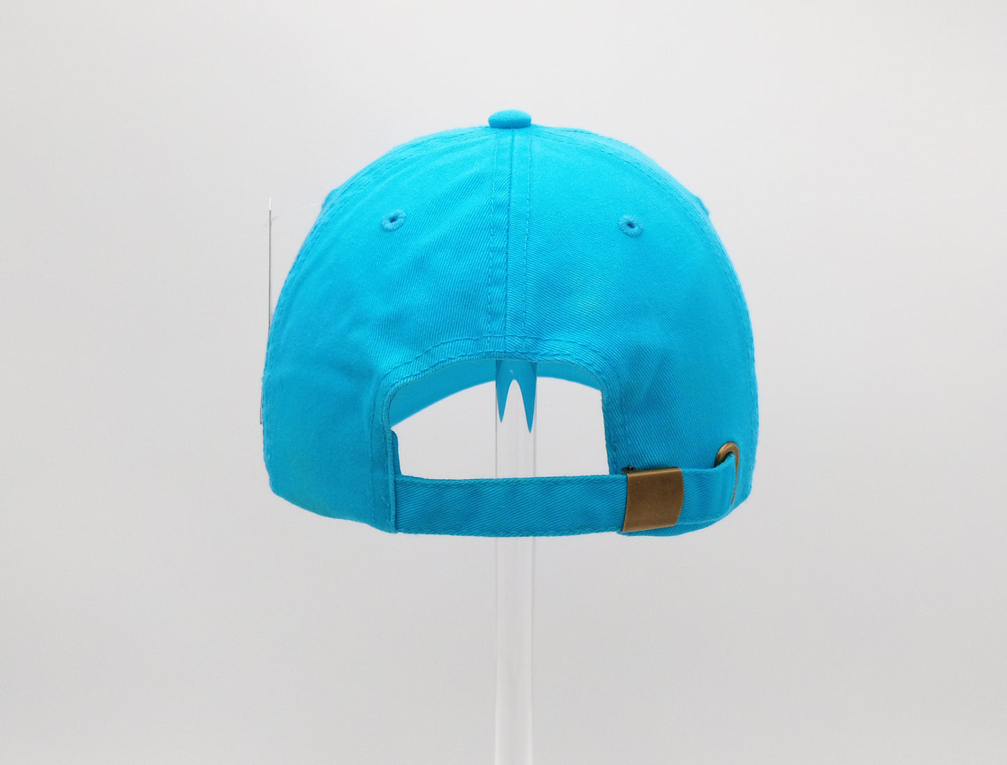TEAL BLUE COTTON DAD CAP