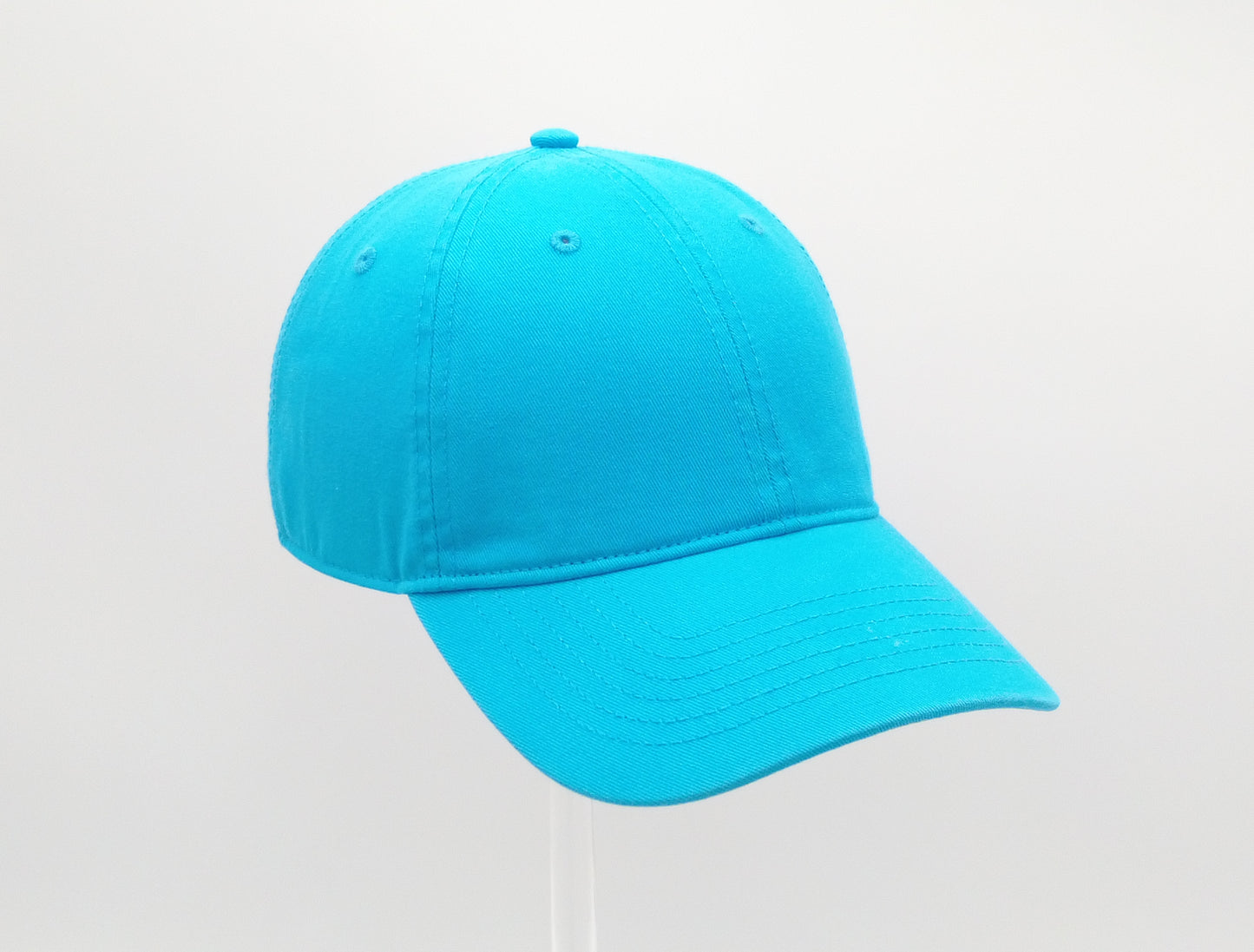 TEAL BLUE COTTON DAD CAP
