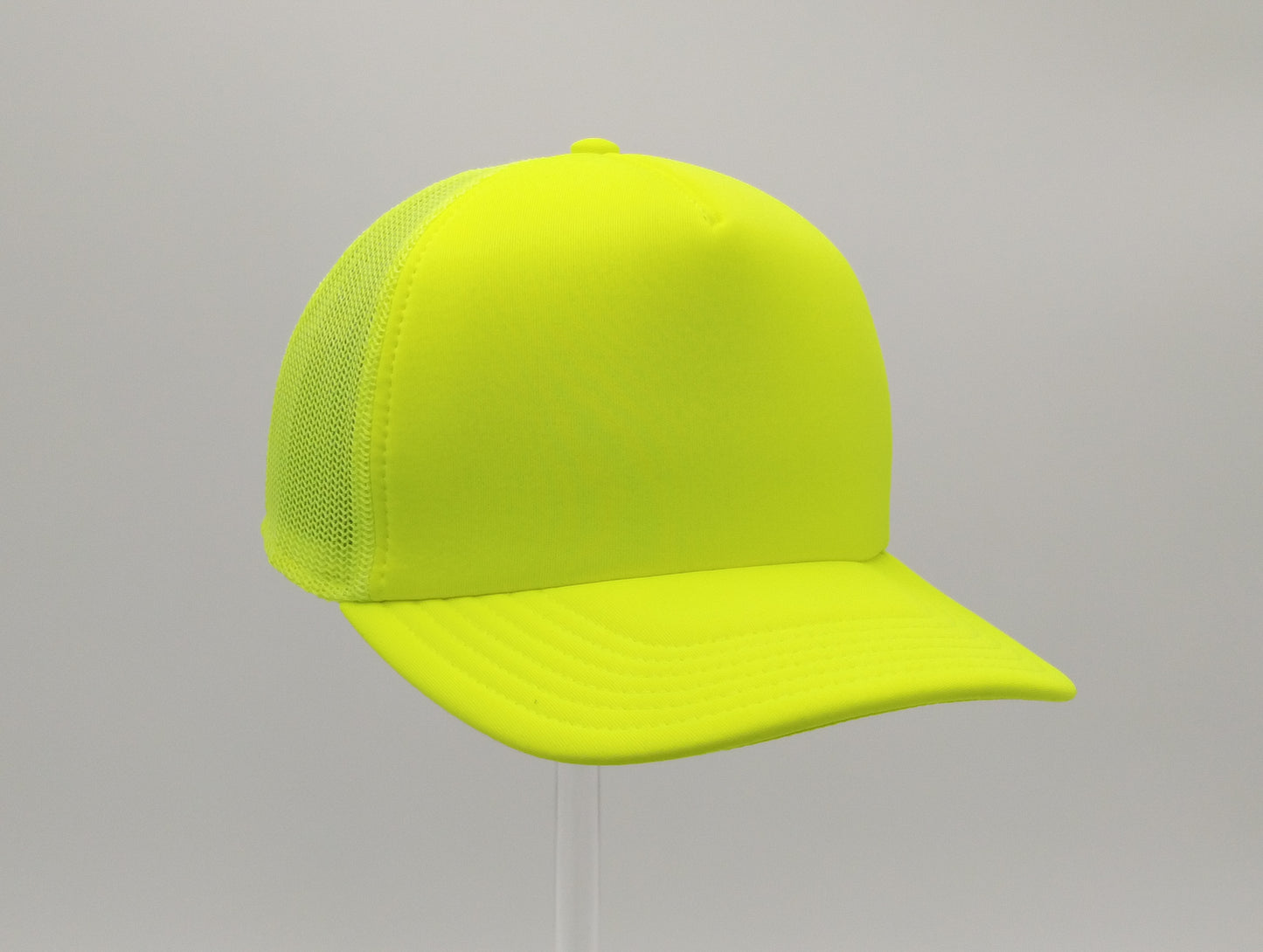 NEON YELLOW FOAM TRUCKER CAP