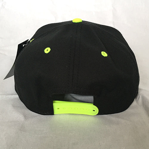 SnapBack Black/Neon Yellow