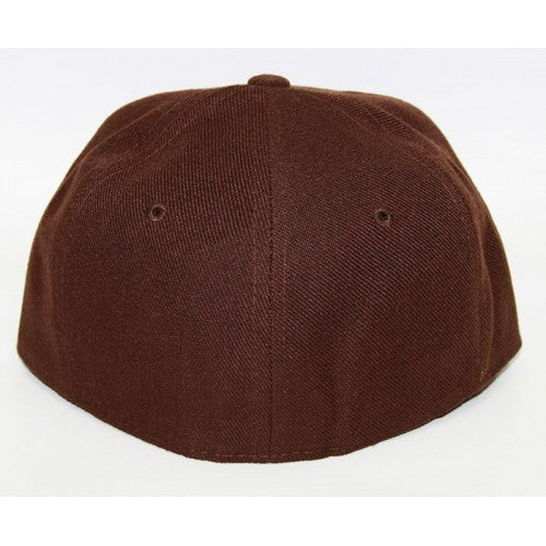 BROWN FITTED CAP