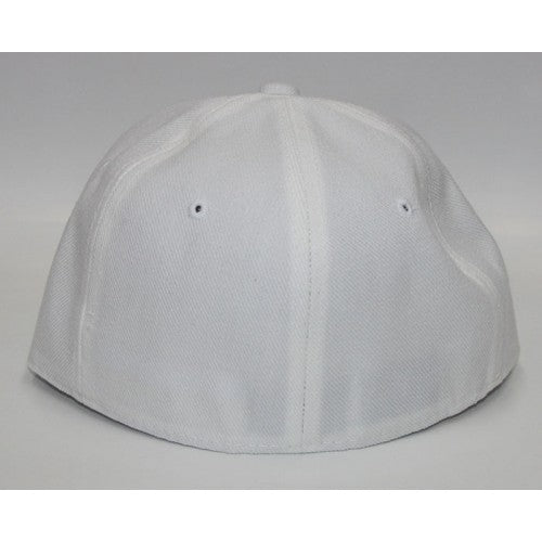 WHITE FITTED CAP