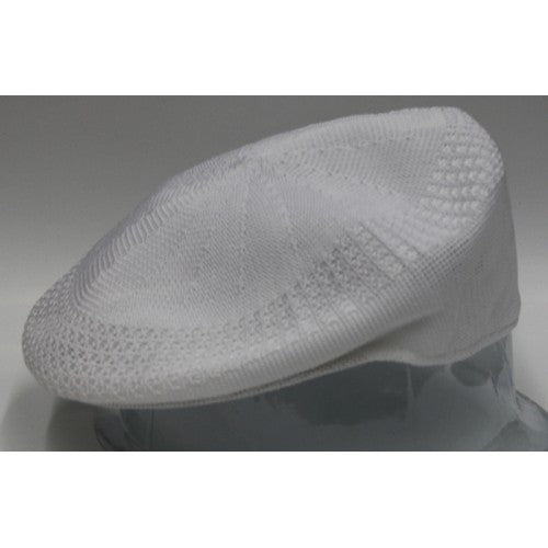 WHITE KNITTED KANGOL