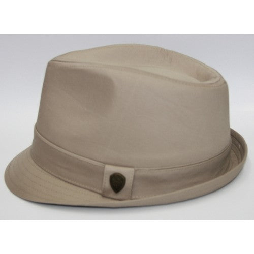 TAN LEATHER BUCKET HAT