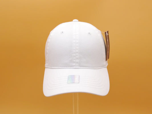 WHITE SOFT COTTON DAD CAP