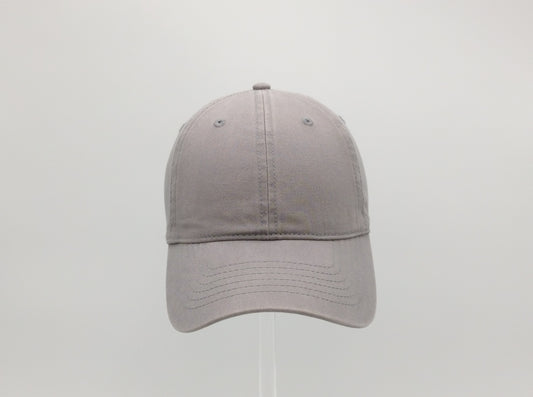 LIGHT GREY SOFT COTTON DAD CAP