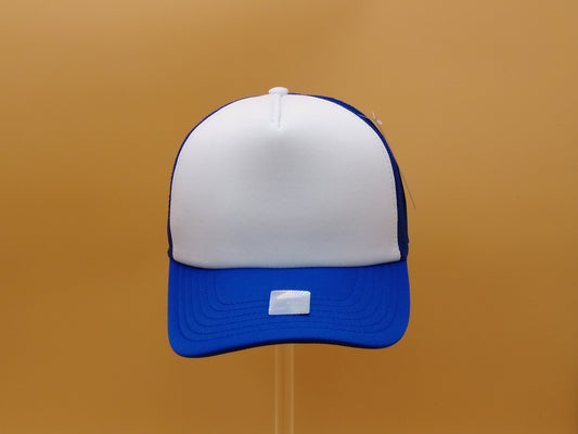 ROYAL/WHITE TRUCKER MESH CAP