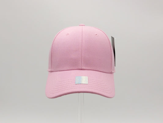 PINK ACRYLIC BASEBALL CAP
