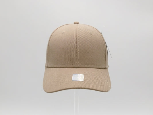 KHAKI ACRYLIC BASEBALL CAP