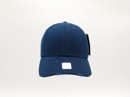 NAVY DISTRESS SOFT DAD CAP
