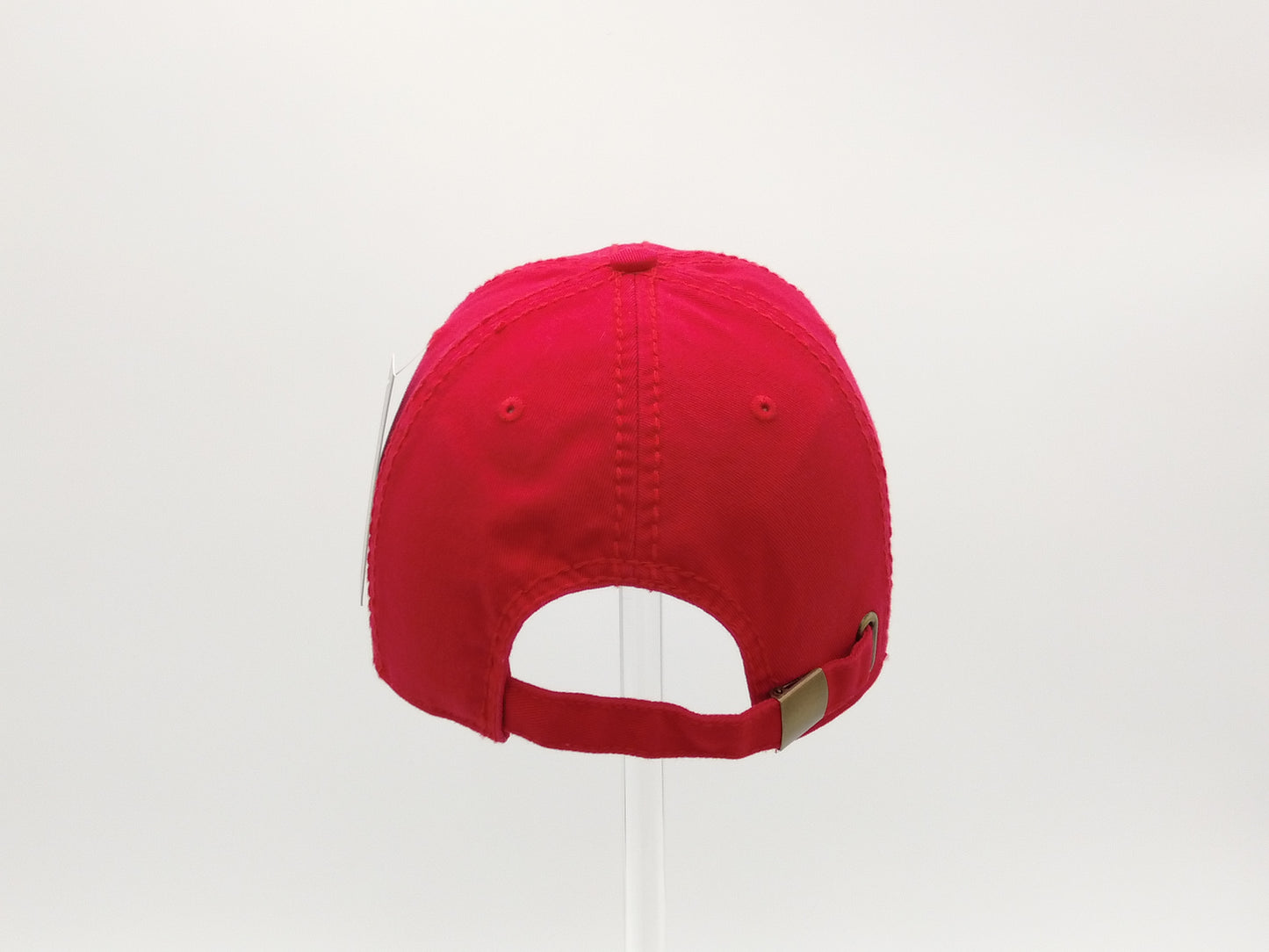 RED DISTRESS SOFT DAD CAP