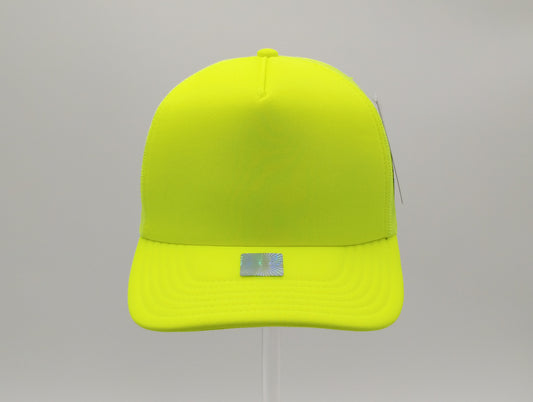 NEON YELLOW FOAM TRUCKER CAP