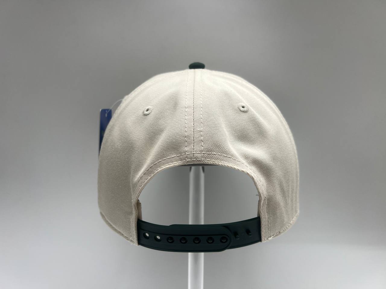 GREEN/NATURAL 5 PANEL CAP