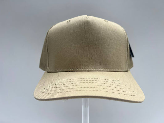 KHAKI MESH 5 PANEL CAP