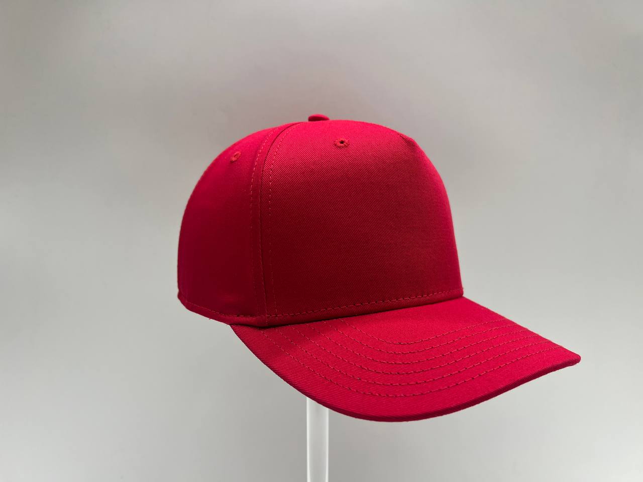 RED 5 PANEL CAP