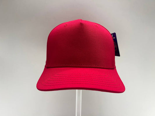 RED 5 PANEL CAP