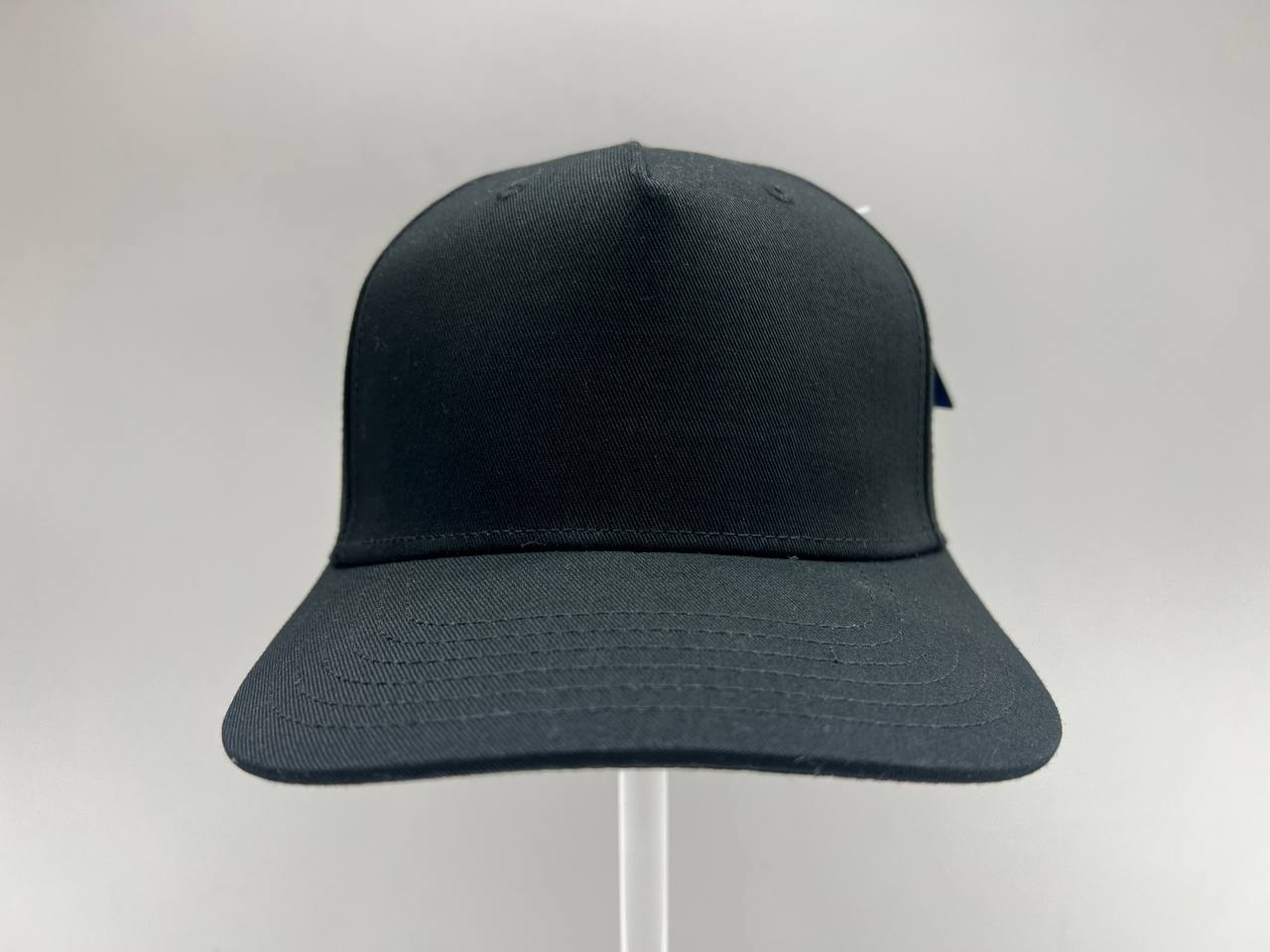 BLACK 5 PANEL CAP