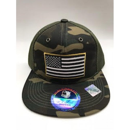 Premium 'Flag' Snapback Camu