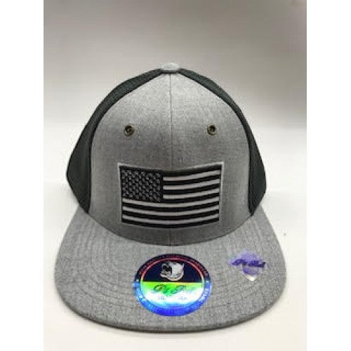 Premium 'Flag' Snapback Grey