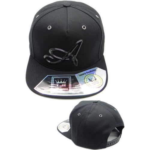 Premium SnapBack "A" Black