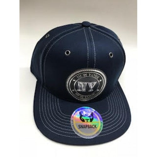 Premium 'NY' Snapback Navy