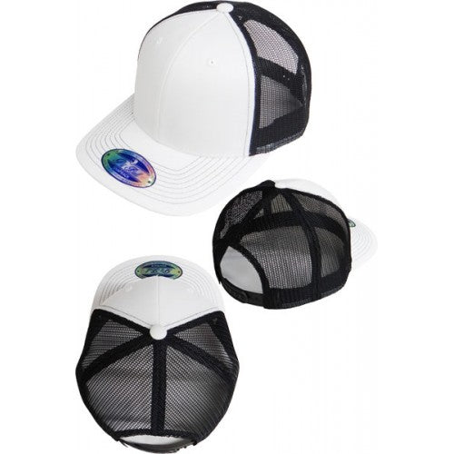 Trucker Mesh Black-white