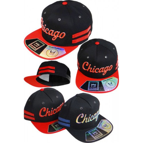 Premium Snapback 'Chicago Red'