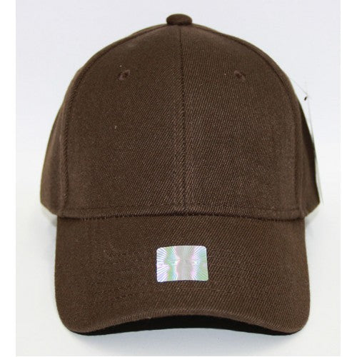 BROWN ACRYLIC BASEBALL CAP