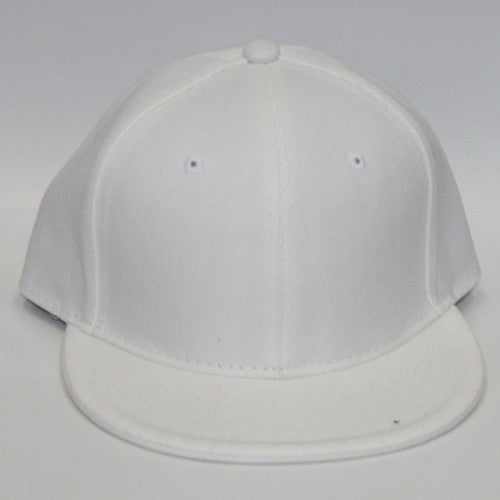 WHITE FITTED CAP