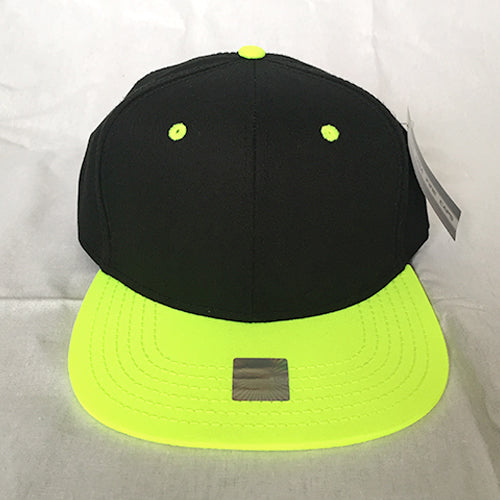 SnapBack Black/Neon Yellow