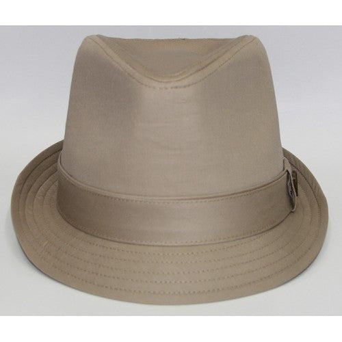 TAN LEATHER BUCKET HAT