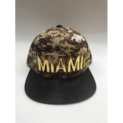 Premium 'Miami' Snapback High Frequency Digital Camo